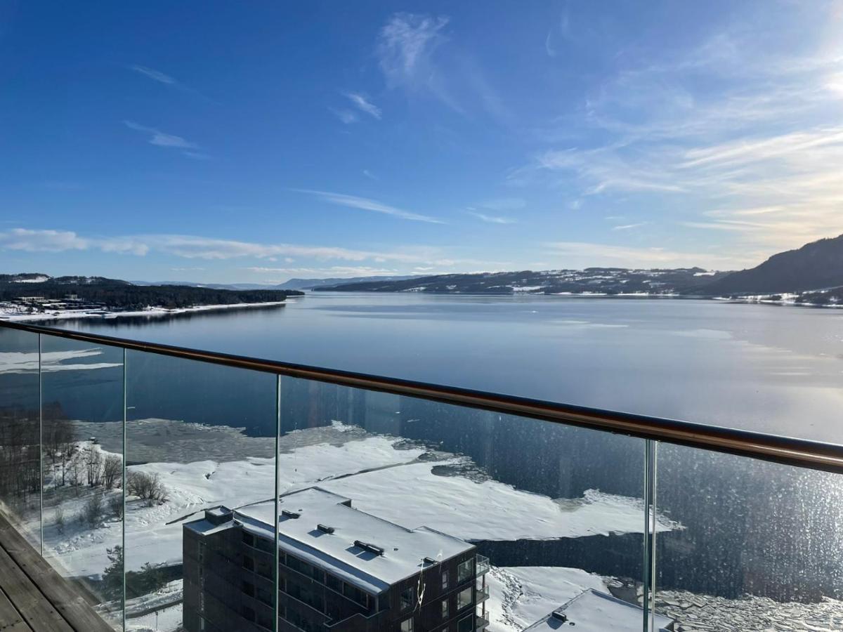 Mjos Tower Suite - Lovely Lake View Brumunddal Eksteriør bilde