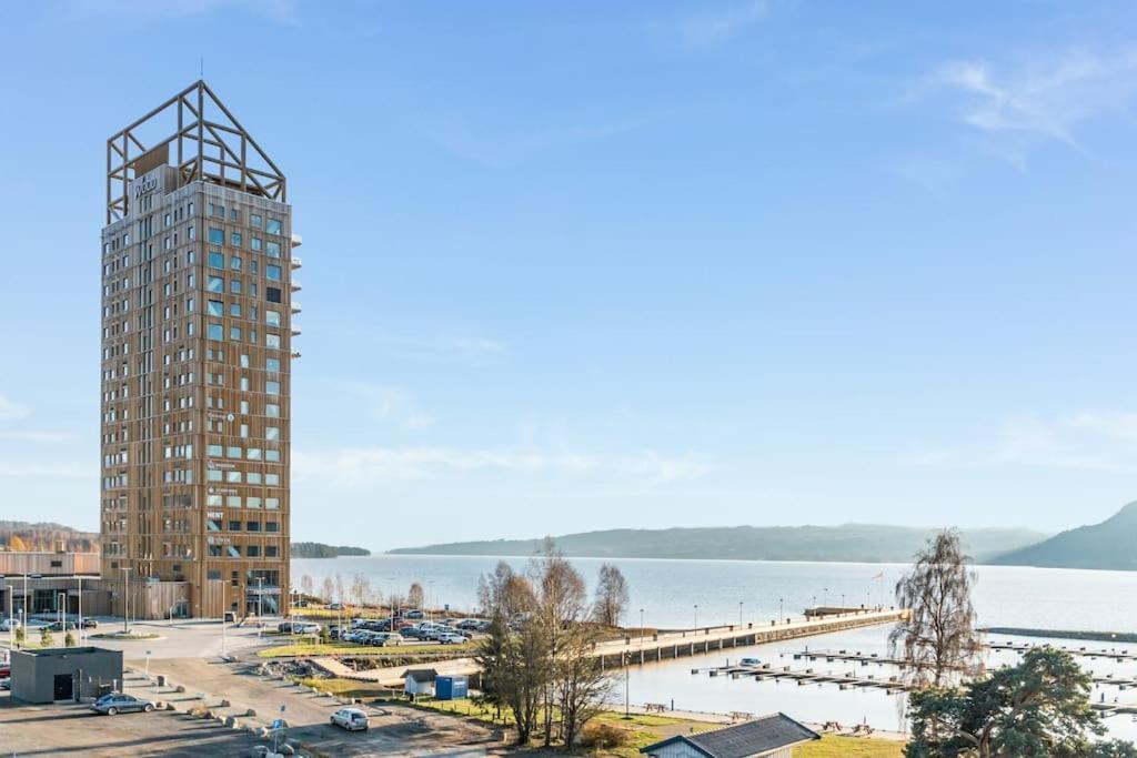 Mjos Tower Suite - Lovely Lake View Brumunddal Eksteriør bilde