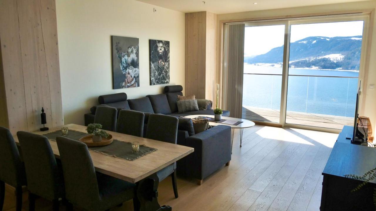 Mjos Tower Suite - Lovely Lake View Brumunddal Eksteriør bilde